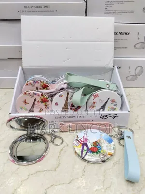 Floral Compact Mirror 9 Piece in the Box