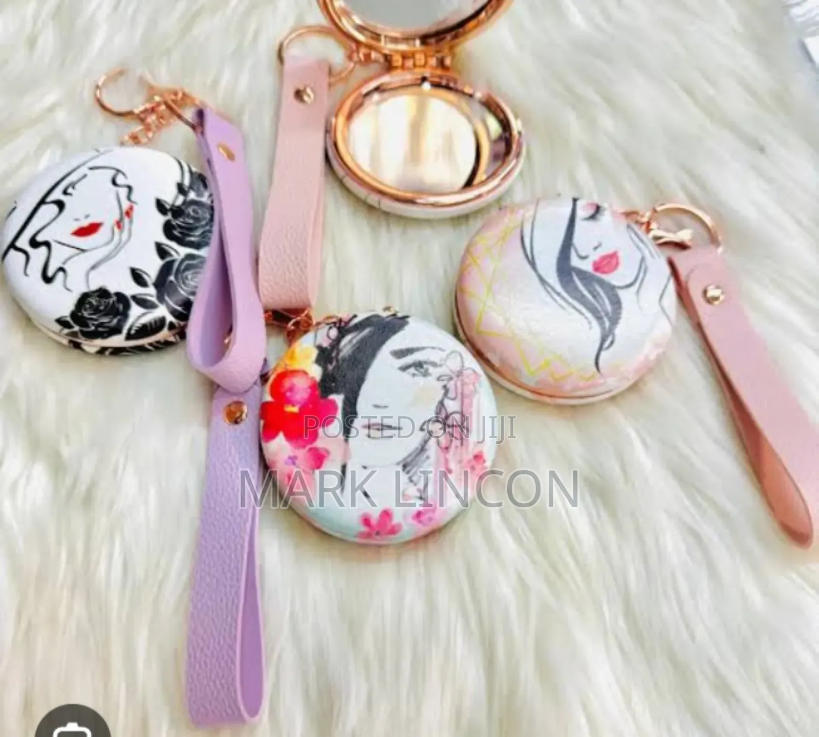 Floral Compact Mirror 9 Piece in the Box