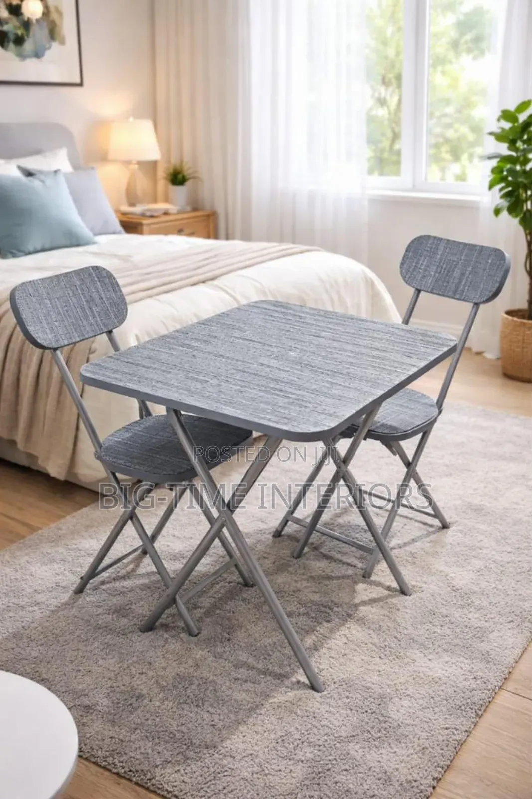 Luxurious 2seater Balcony Set -2chairs 1 Table