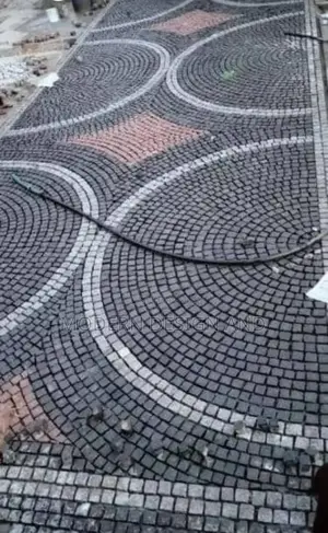 Slate Stone Pavers Black