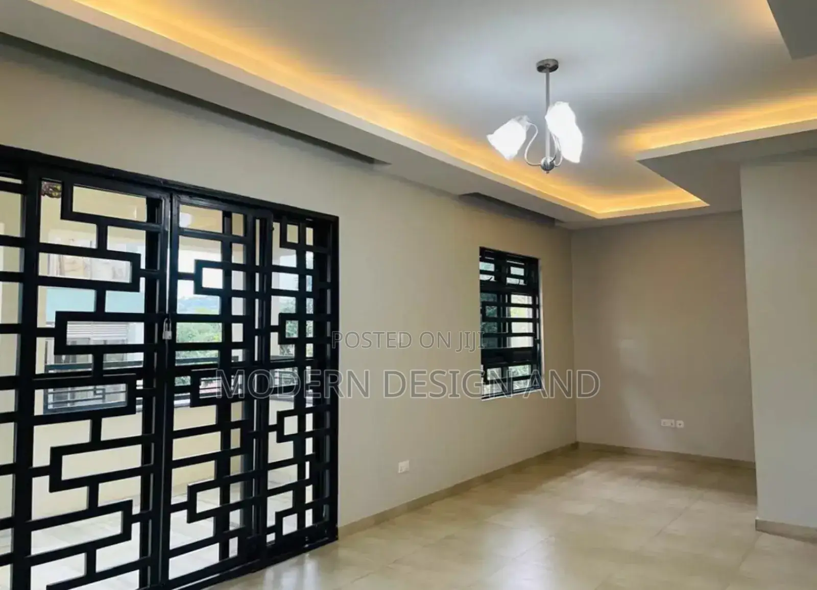 Gypsum Ceiling Livingroom and Kitchen
