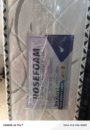 High Density Smart Mattress.Premium.5*6*8inches.( White)