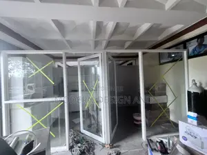 Aluminium Partition Works on Site