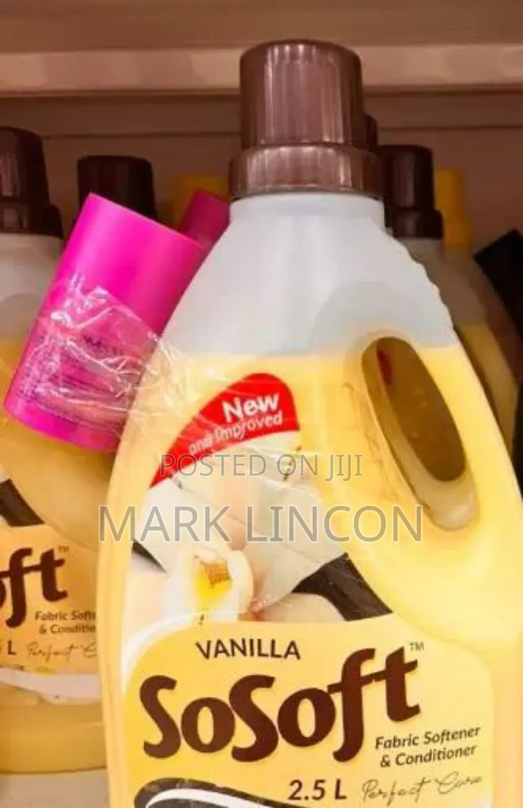 Sosoft Fabric Softener Conditioner/ Vanilla 2.5l