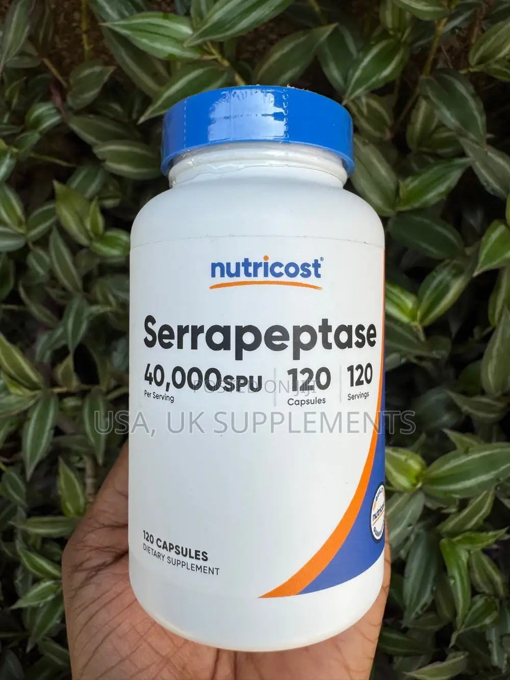 Nutricost Serrapeptase 40,000spu 120capsules