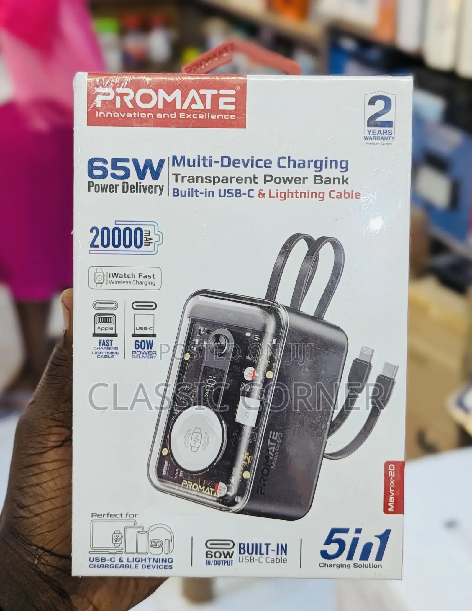 Promate 5in1 20000 Mah Power Bank