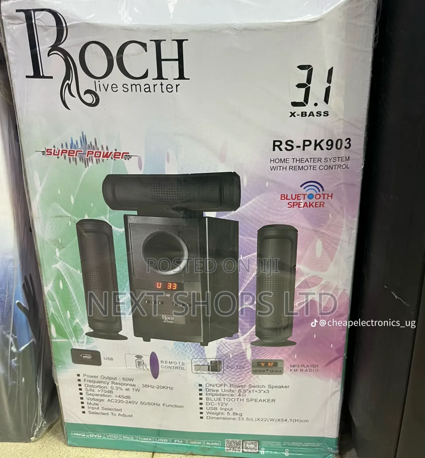 Roch 3.1 Woofer/Bass Woofer/Roch Woofers/Woofers