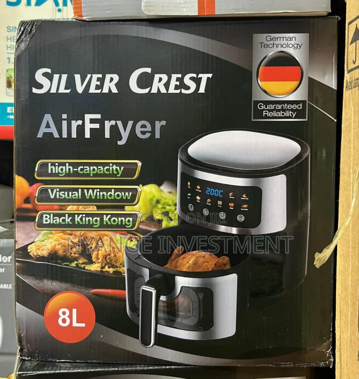 Silvercrest 8 Litres Air Fryer. Air Fryer