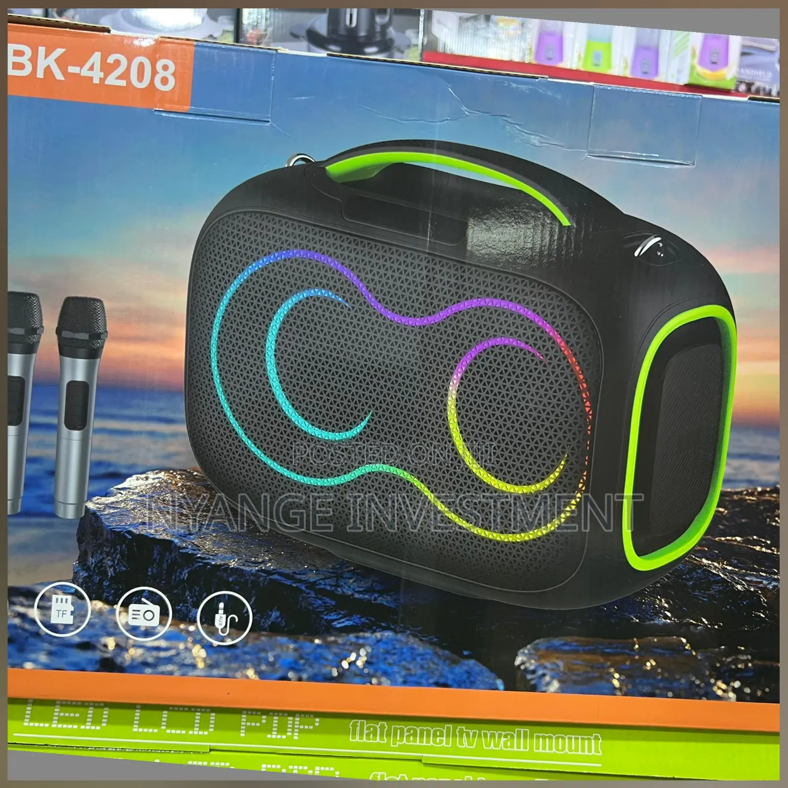 JBK Speaker With Dual Microphones. Wireless Speakers Microphones