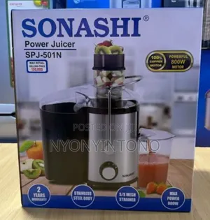 Sonashi Stainless Steel Juicer Spj501n