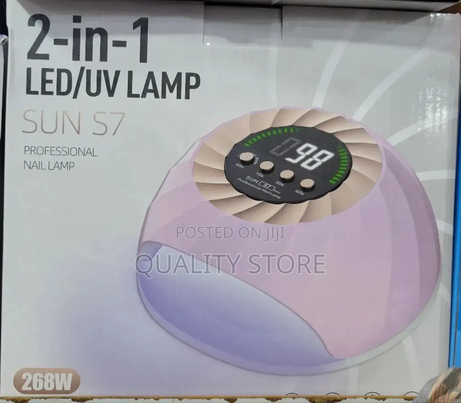 2 in 1 Led /Uv Lamp Proffessional Nail Lamp Sun S7