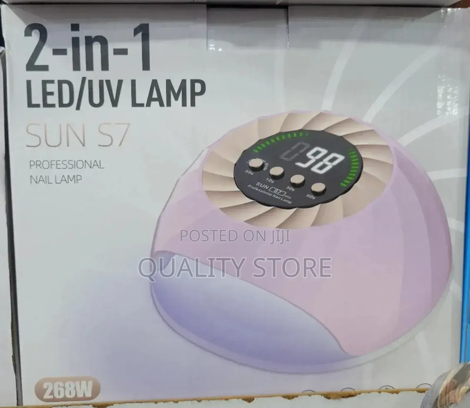 2 in 1 Led /Uv Lamp Proffessional Nail Lamp Sun S7