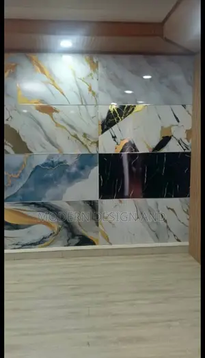 Marble Boards on Wall Installation