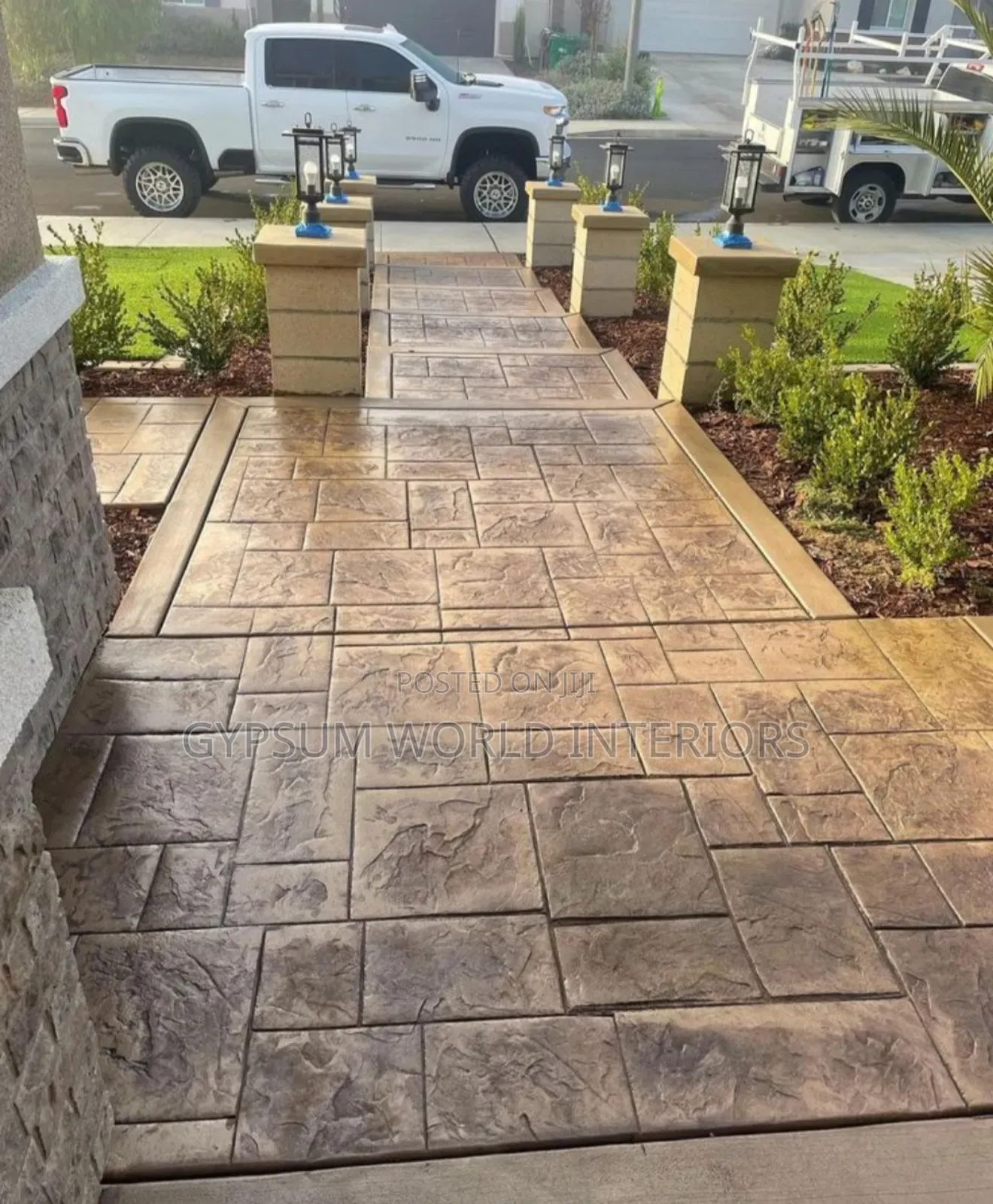 Compound Stone Slates Pavers