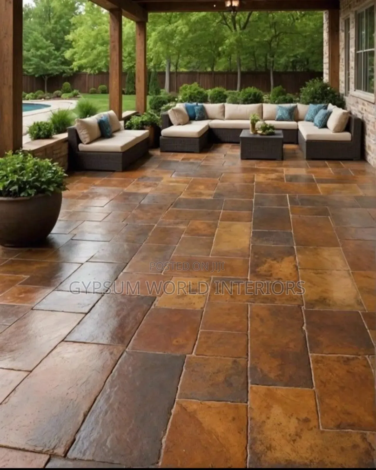 Compound Stone Slates Pavers