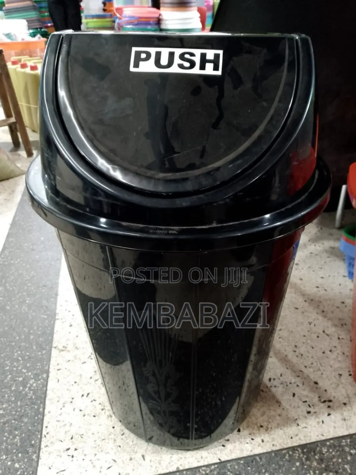 50litres Plastic Swing-Top Waste Bin
