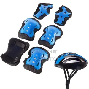 Children's Roller Skates With Protectors and Helmet, Sizes 28-32