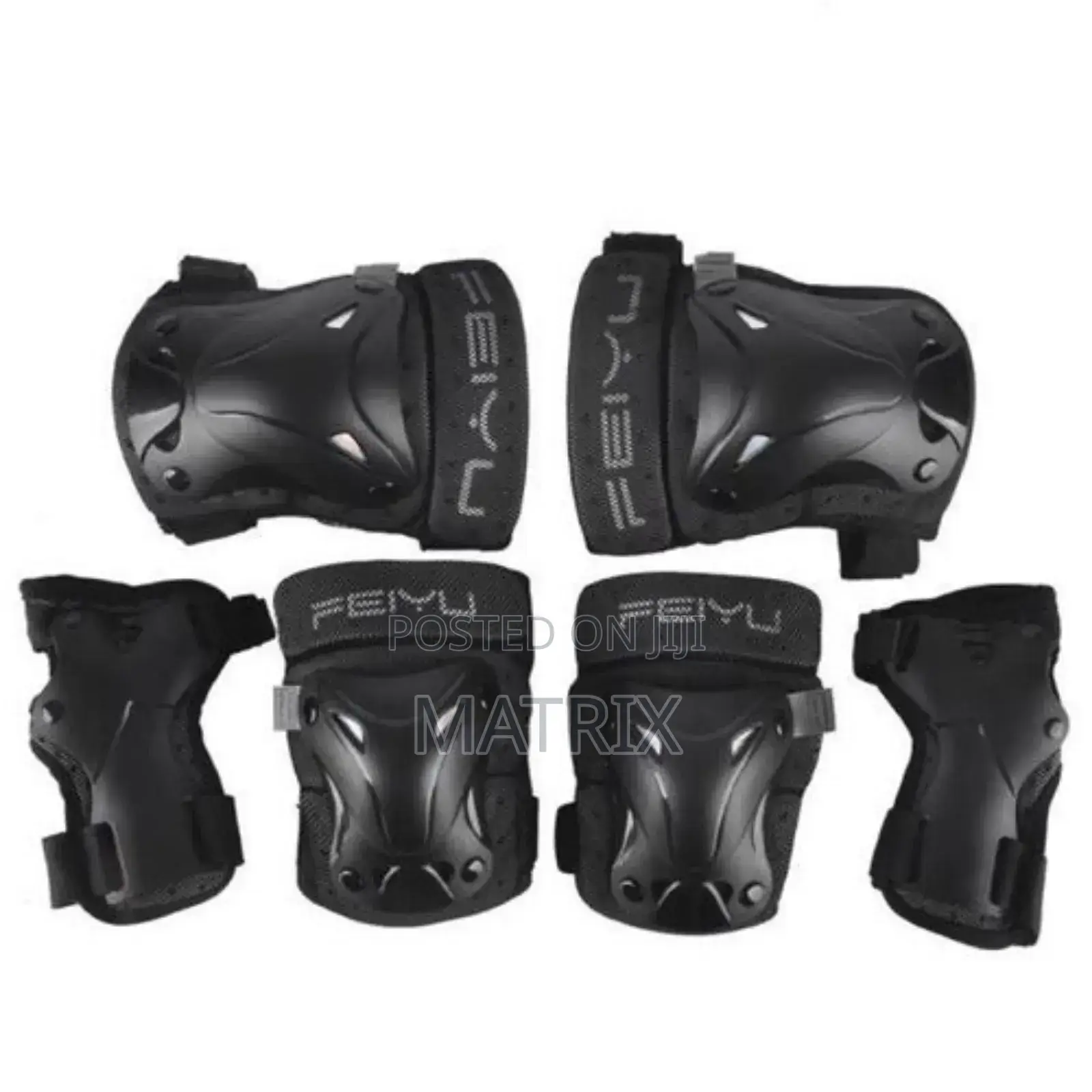 6pcs Adult Knee Pad Elbow Pads Wrist Pads