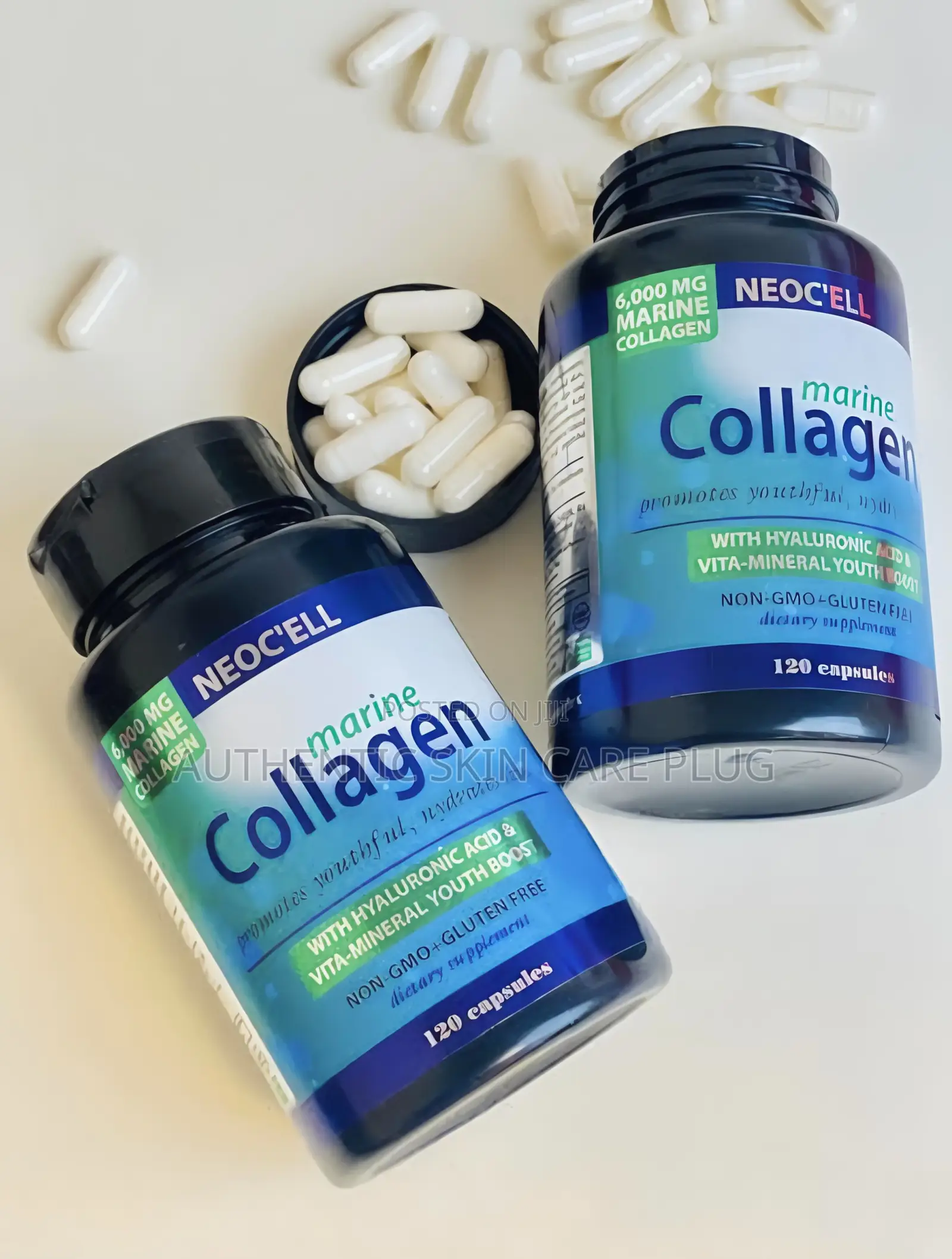 Neocell Marine Collagen Capsules With 1 3 Fish-Peptides Hyaluronic