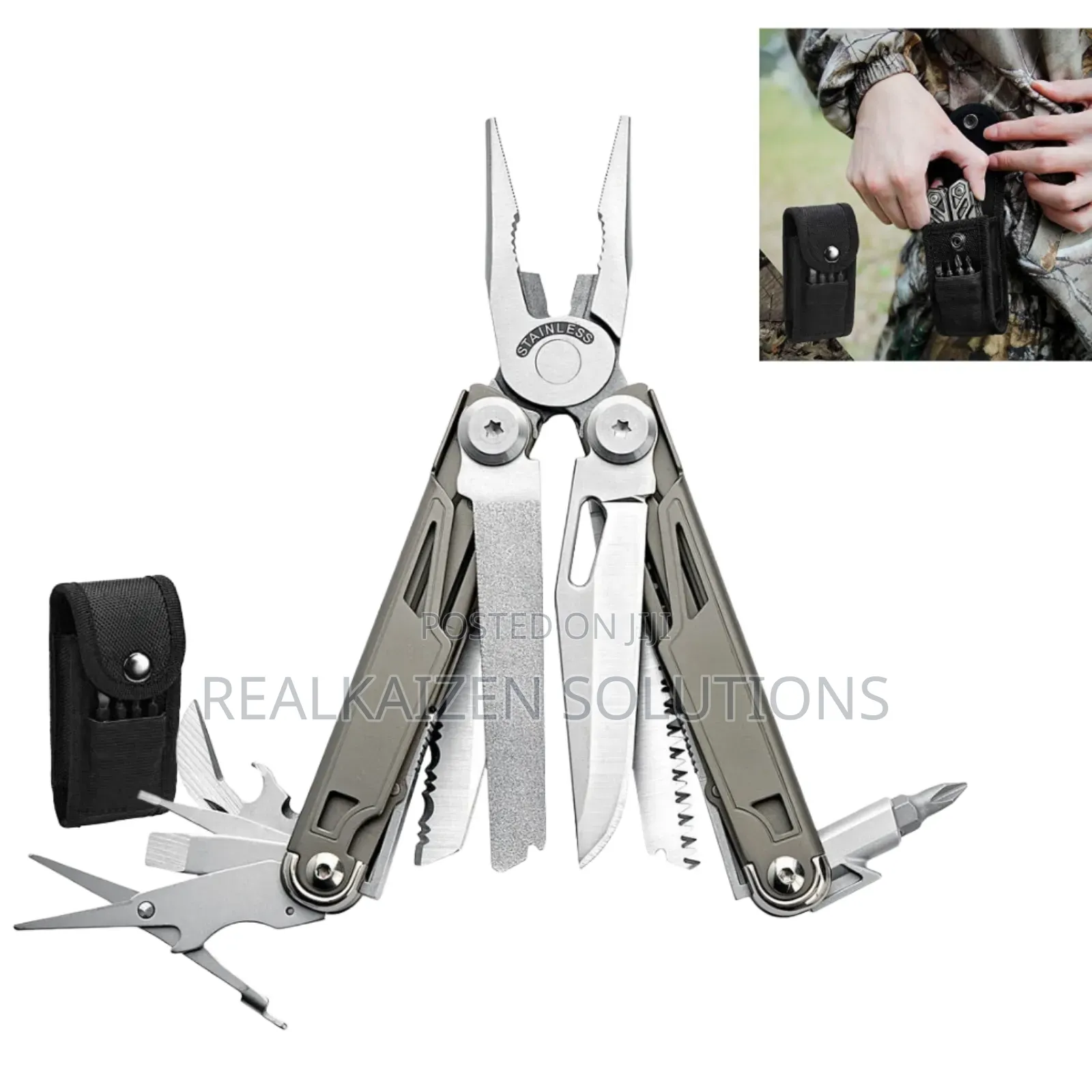 Usa SQT 19 in 1 Stainless Steel Multifunctional Pocket Tool
