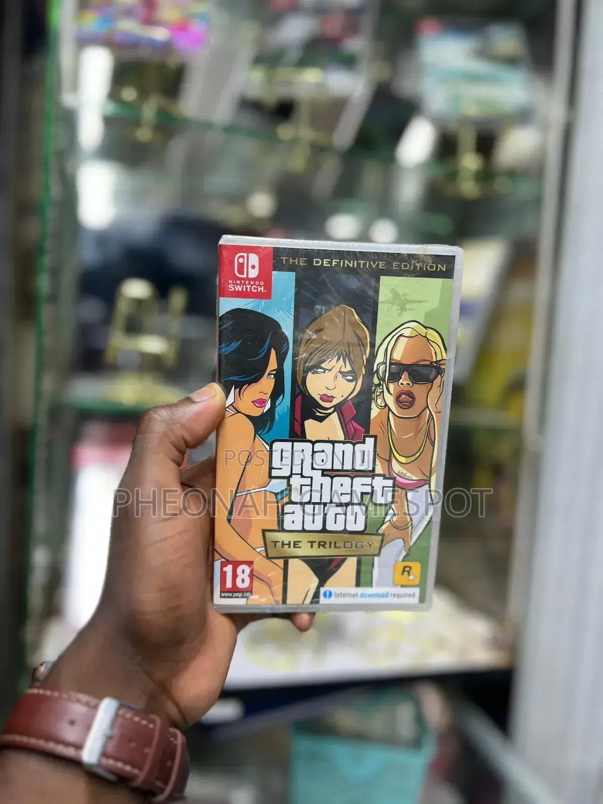 Gta Trilogy Game for Nintendo Switch.