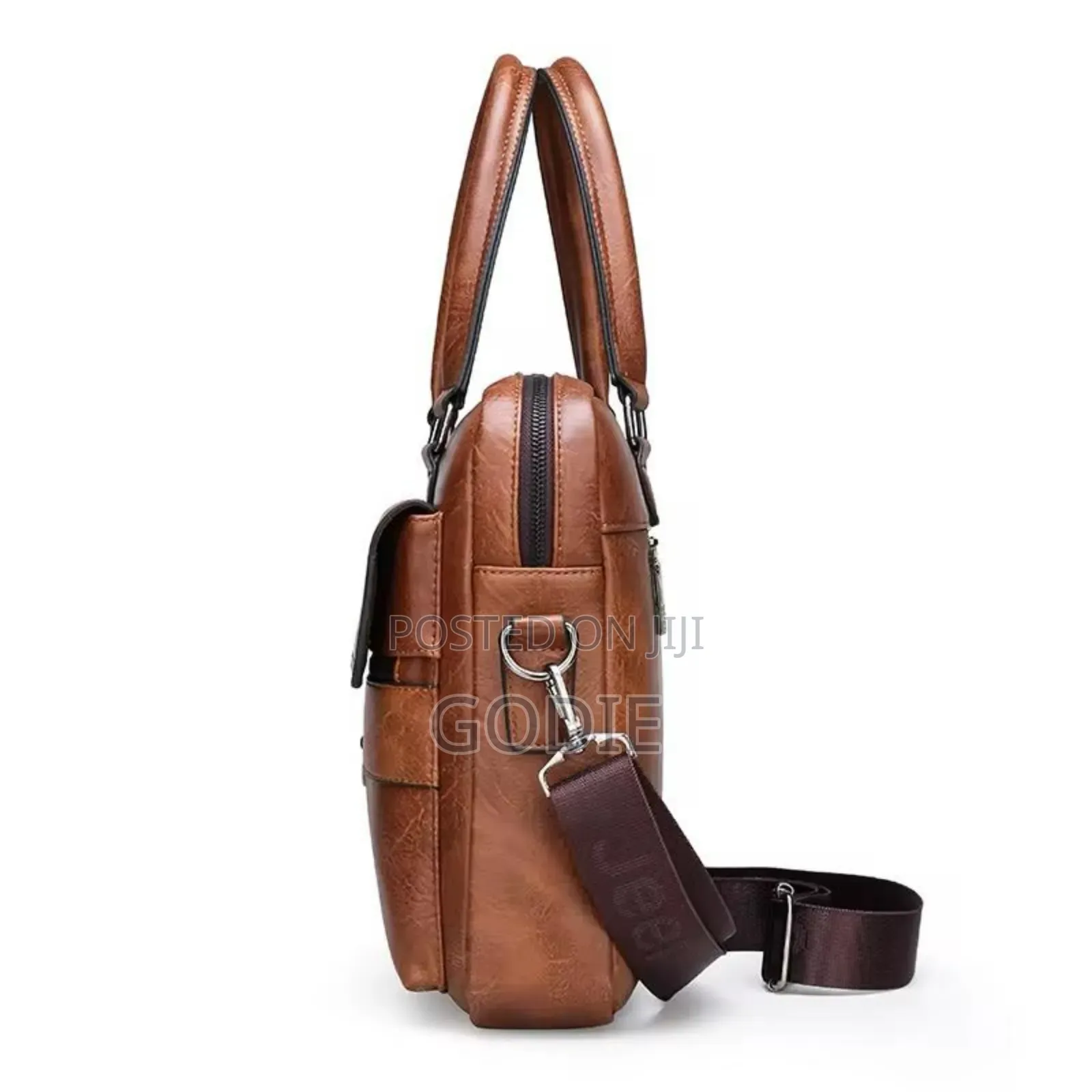 Jeep Buluo Leather Laptop Bag.