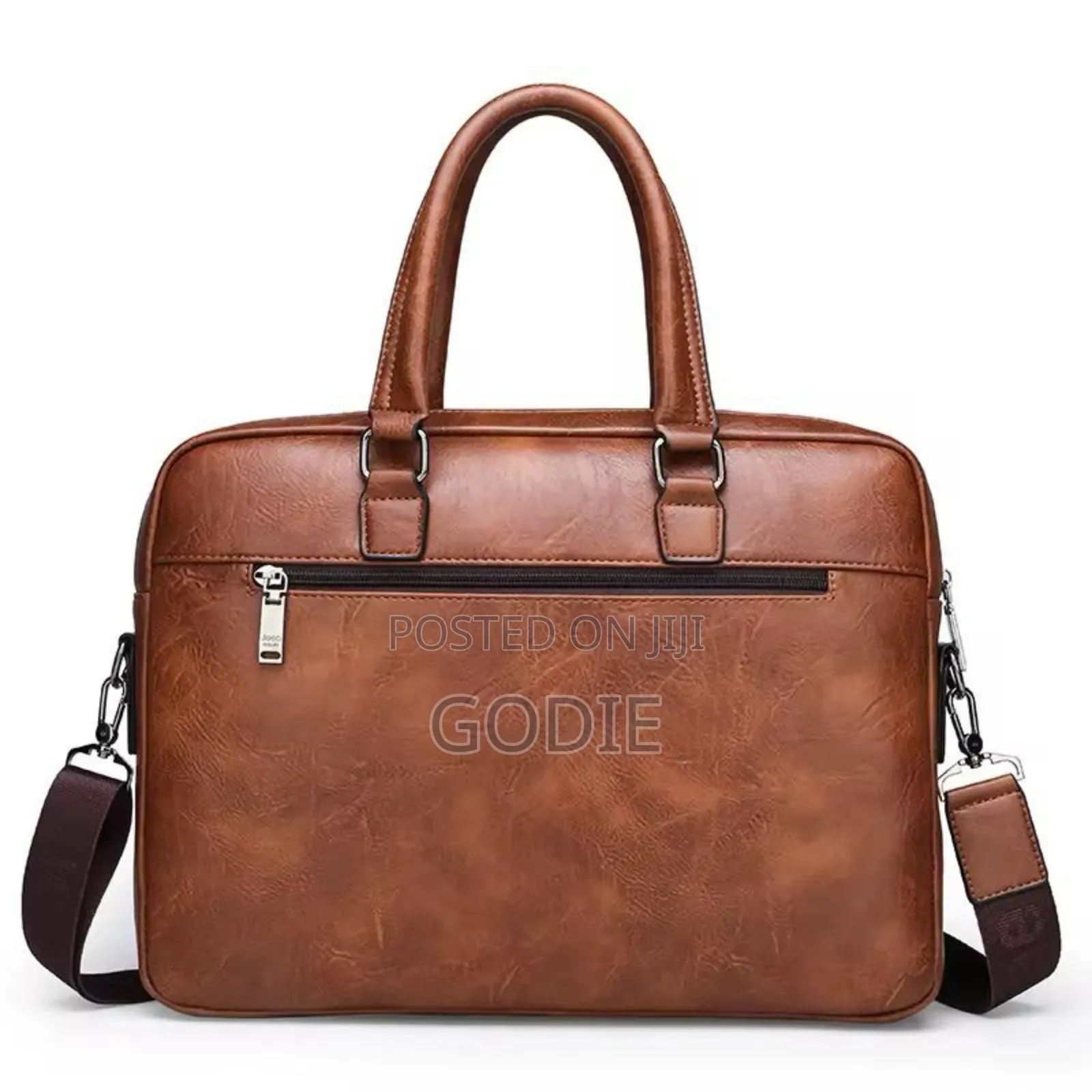 Jeep Buluo Leather Laptop Bag.