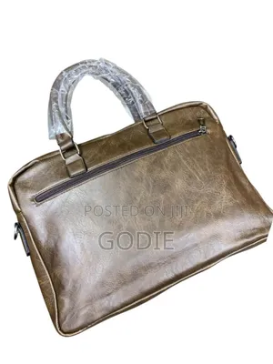 Business Shoulder Genuine Leather Bag.