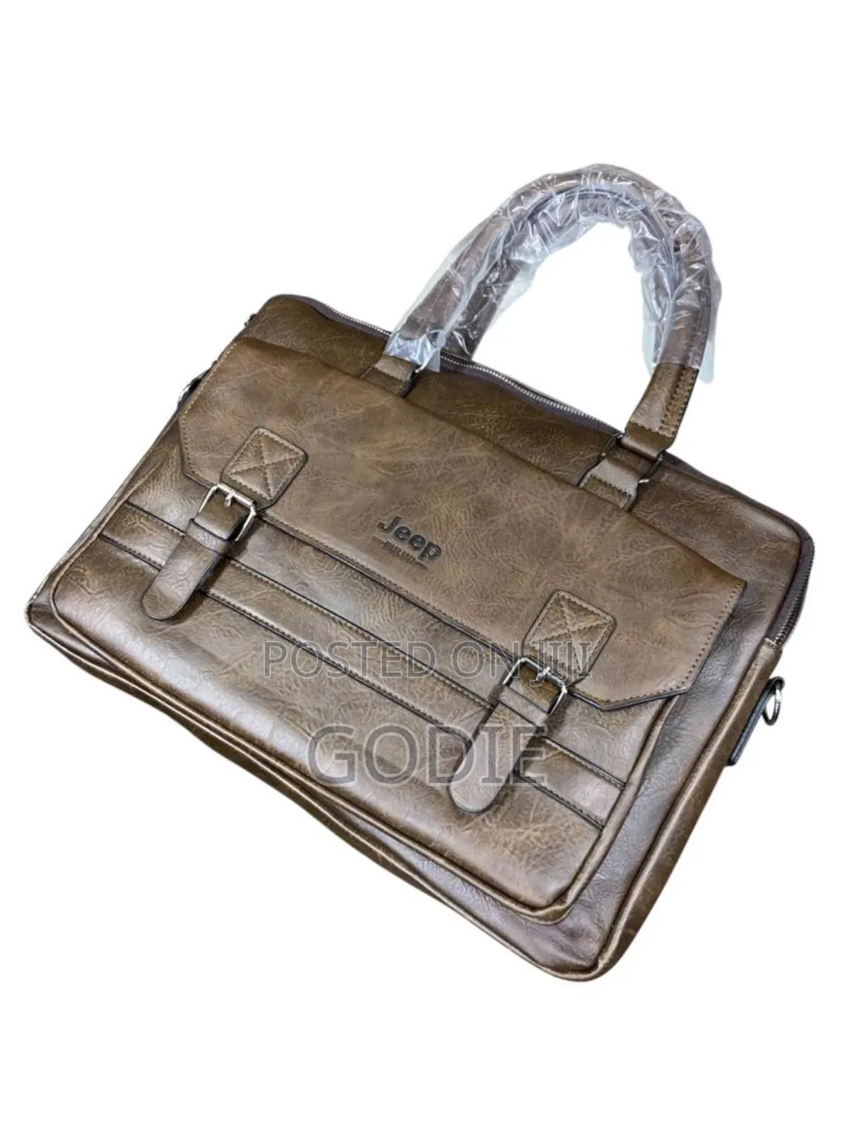 Business Shoulder Genuine Leather Bag.