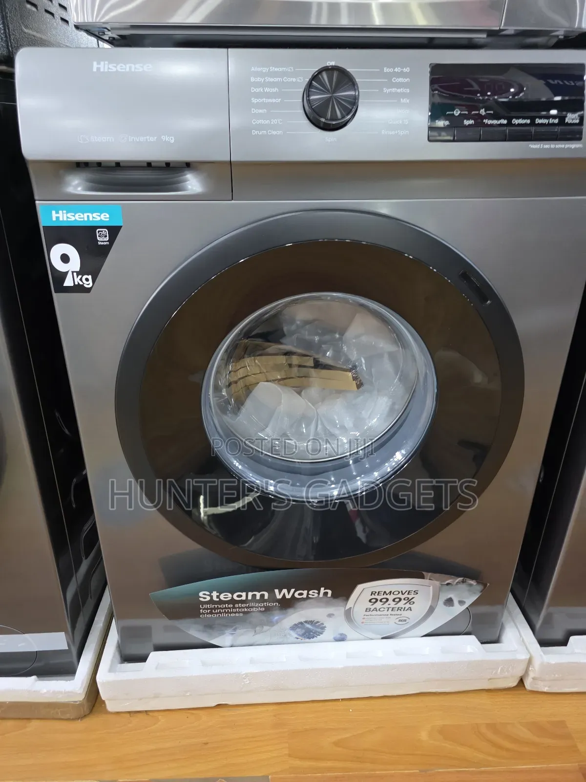 Hisense 9 Kilograms Washing Machine Front Loader Brand New Free Deliva
