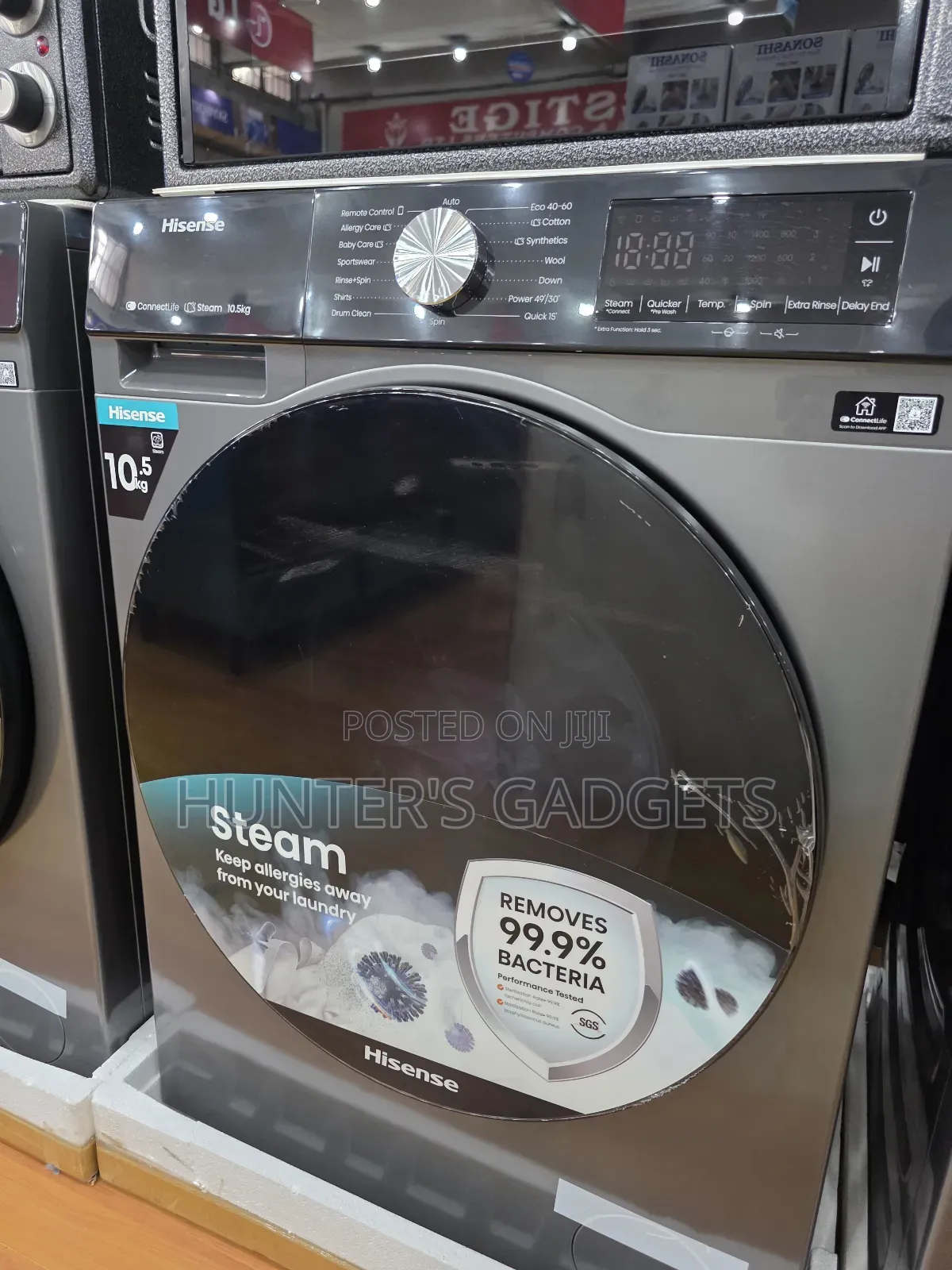 Hisense 9 Kilograms Washer Dryer Washing Machine Brand New Free Deliva