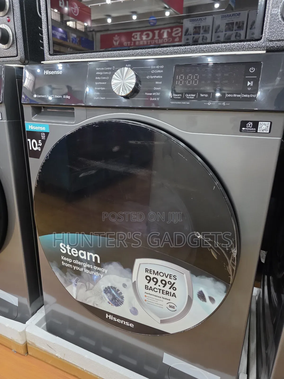 Hisense 9 Kilograms Washer Dryer Washing Machine Brand New Free Deliva