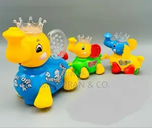 Cute Elephant Clever Musical Train Toy