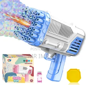 Battery-Operated Bubble Gun Toy