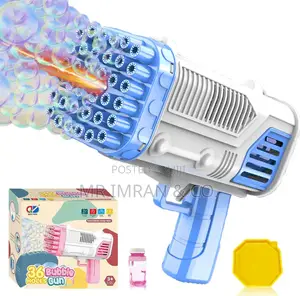 Battery-Operated Bubble Gun Toy