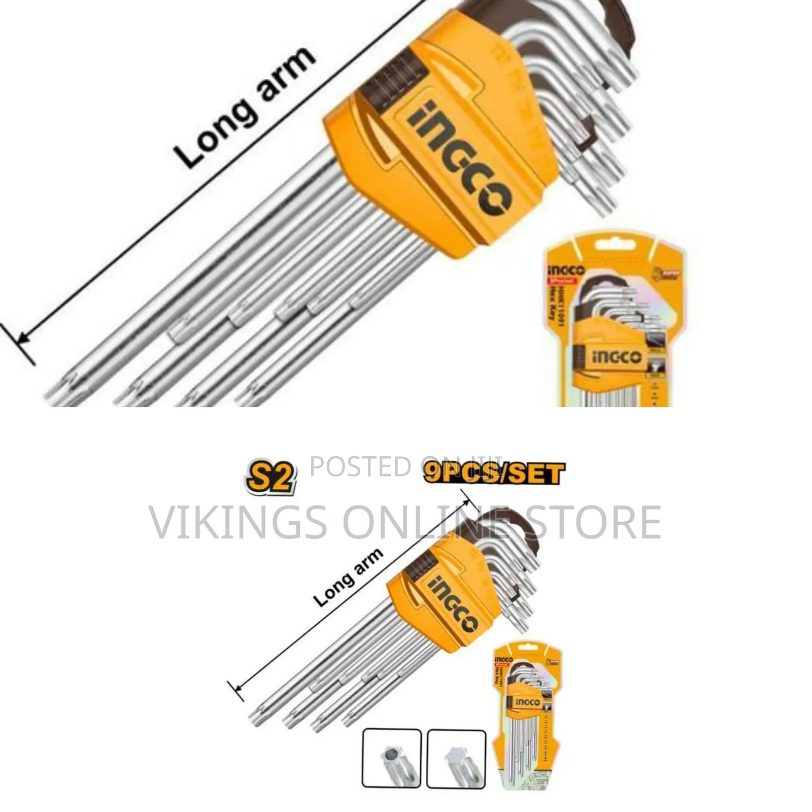 Ingco Torx Key – Silver