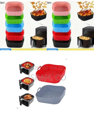 Square Reusable Silicone Air Fryer Liners / Baskets - Essential