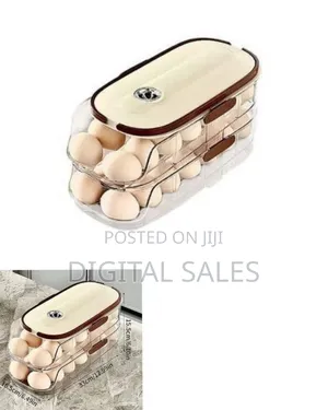 2-Layer Stackable Egg Storage Container