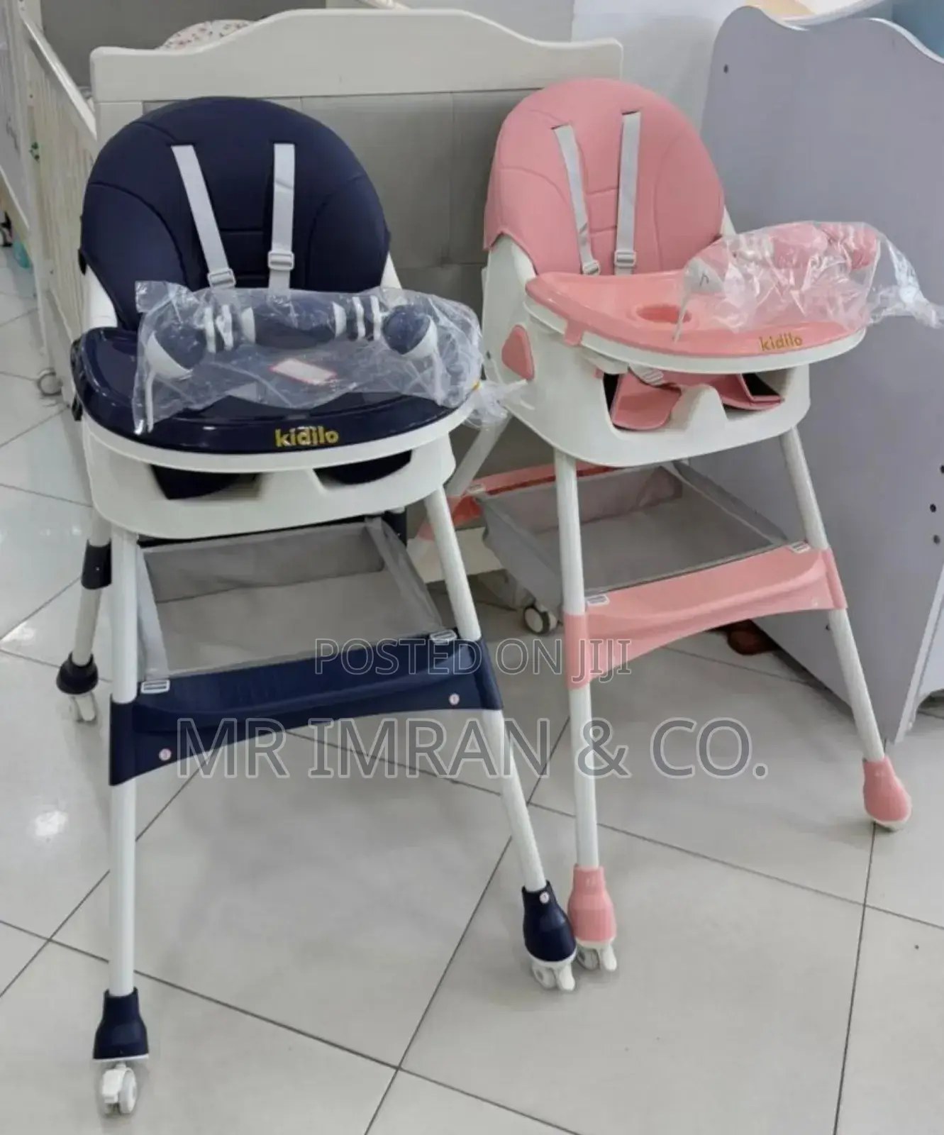 Kidilo 5-in-1 Reclining Baby High Chair