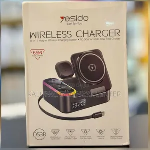Wireless Charger Yesido 8in1 65w Luminous Wireless Charging Station Pd