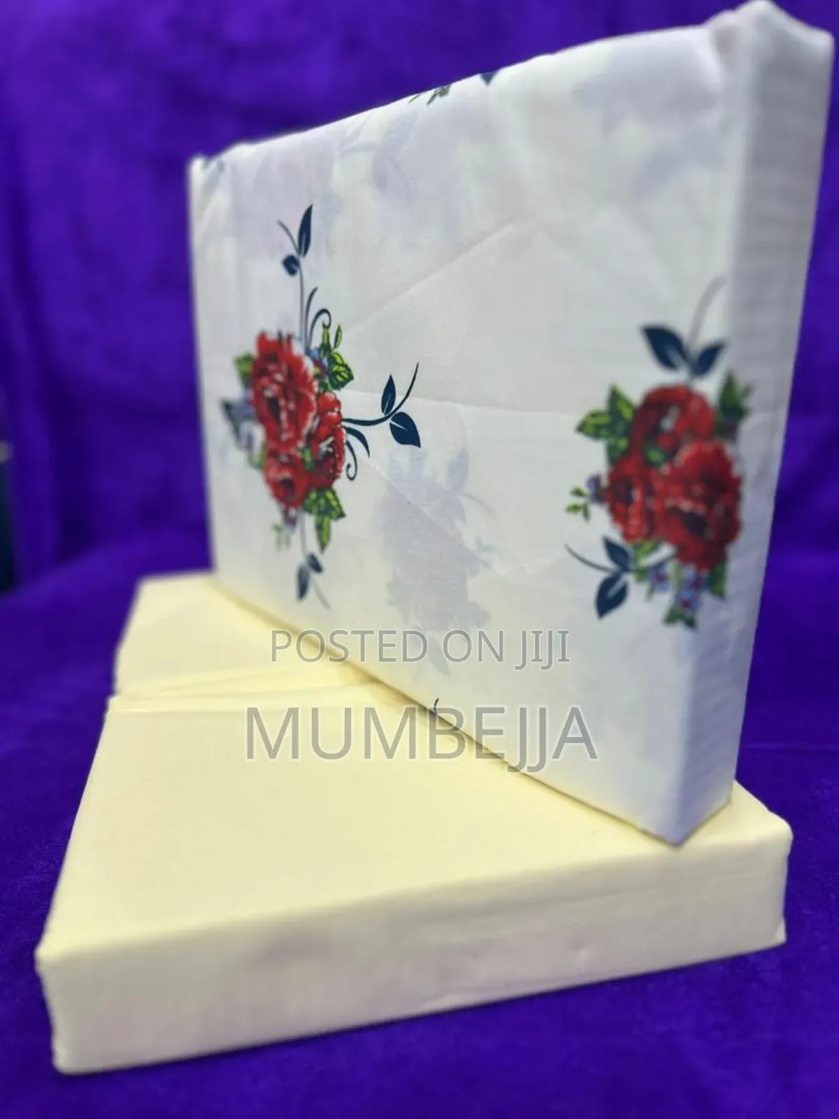 White Floral Printed Sheets.
