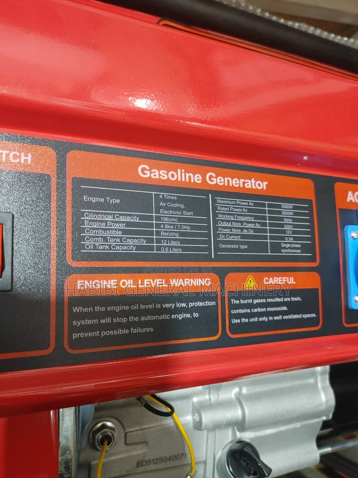 Pt330 Edon Generator 4kva