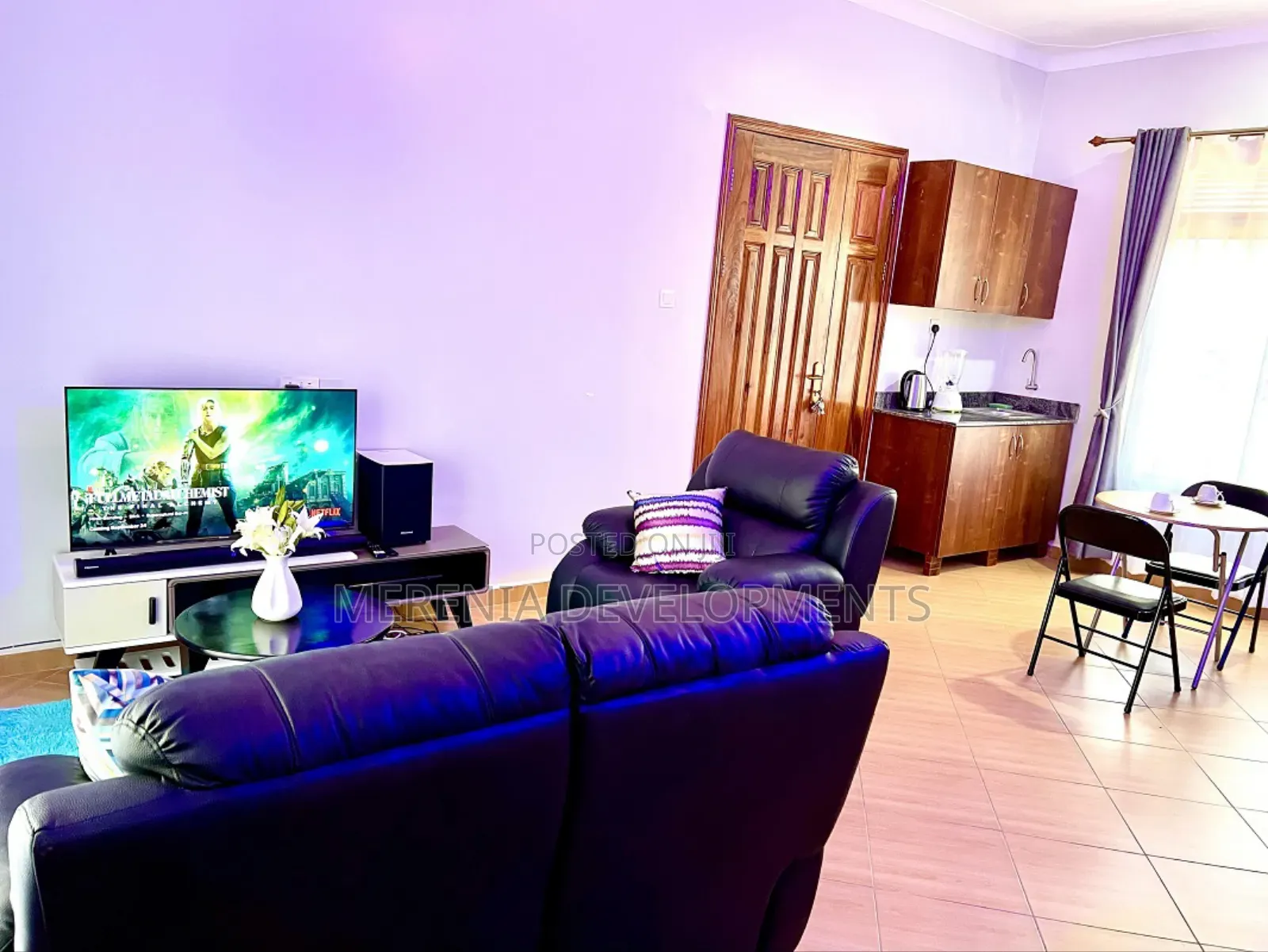 Furnished 1bdrm Apartment in Buziga, Makindye for rent