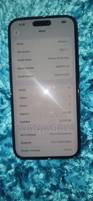 Apple iPhone 14 Pro Max 256 GB Gray
