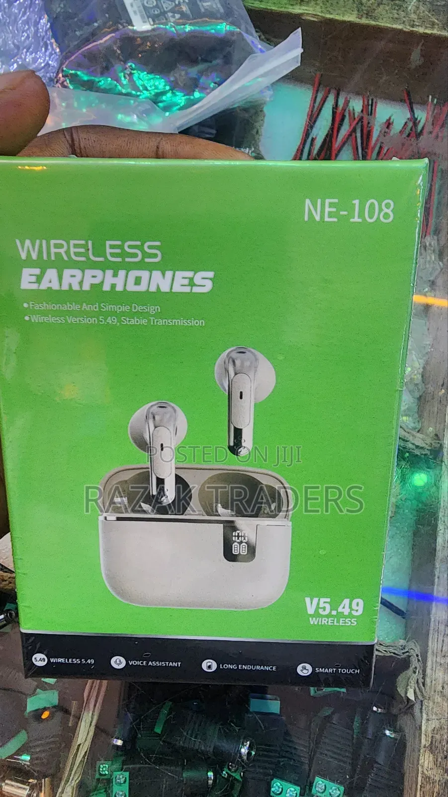 Ne-108 Law Latency Gaming Headphones Display Digital Led TWS