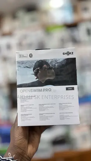 Shokz Openswim Pro Bone Conduction Sport Headphones.