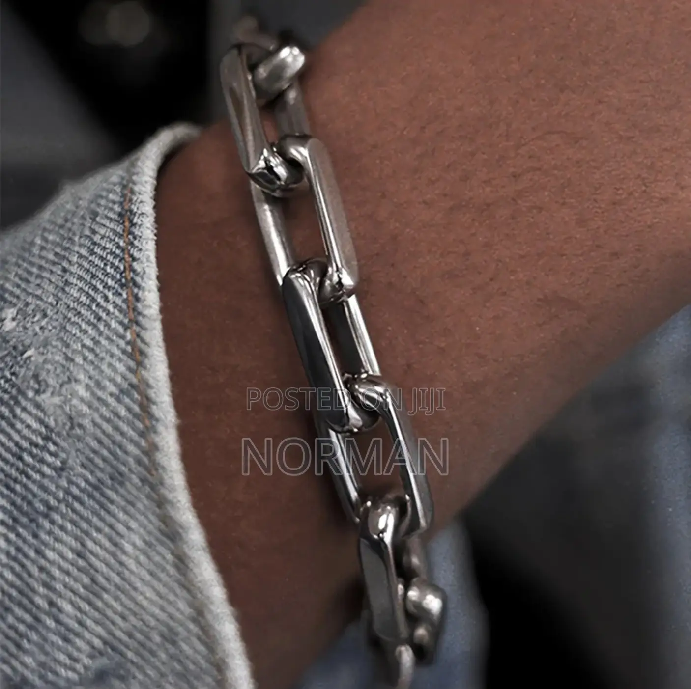 Titanium Steel Cuban Bracelet