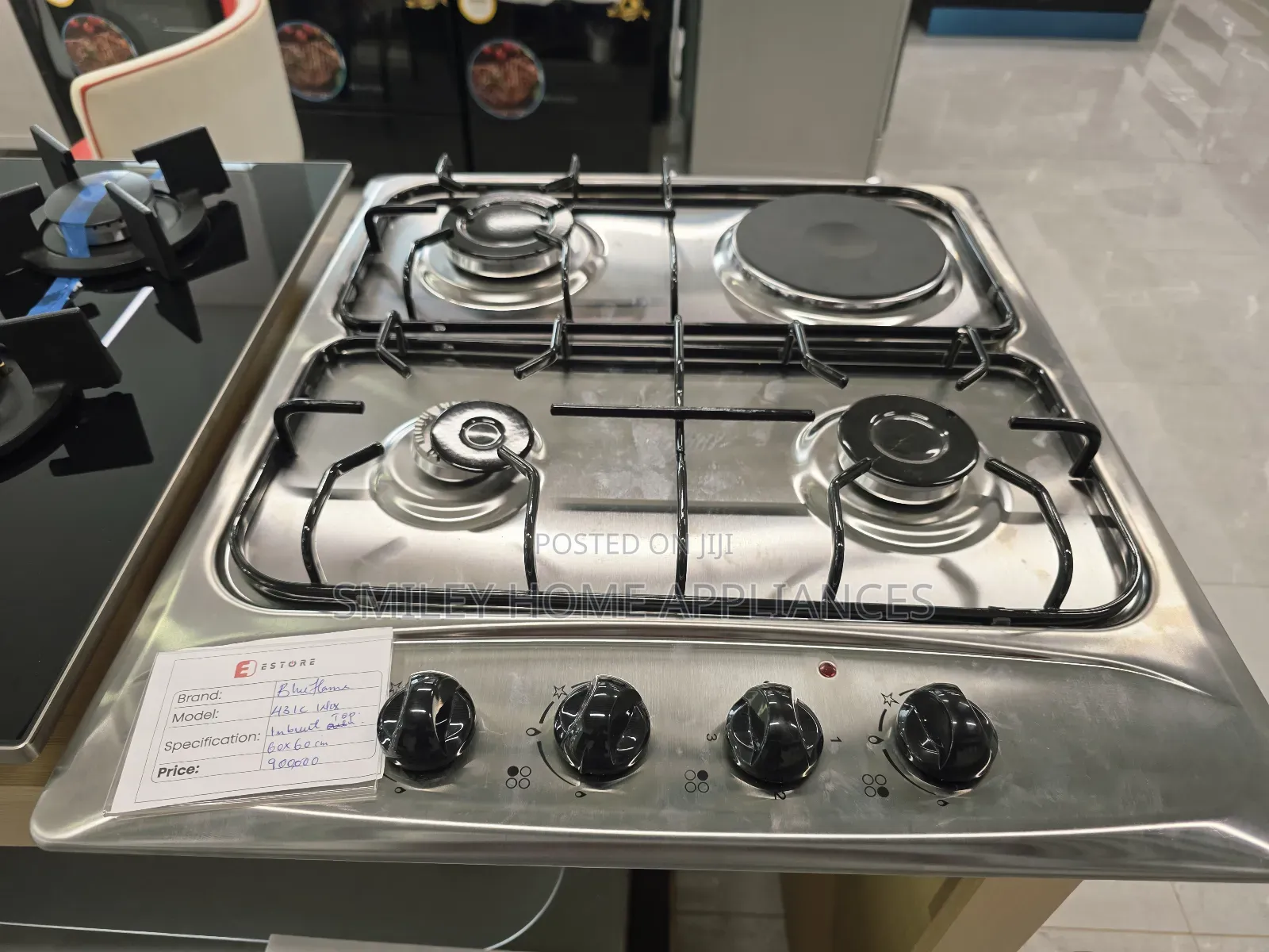 Blueflame 60cm*60cm (3+1) Stainless Steel Built-in Gas Hob at Discount