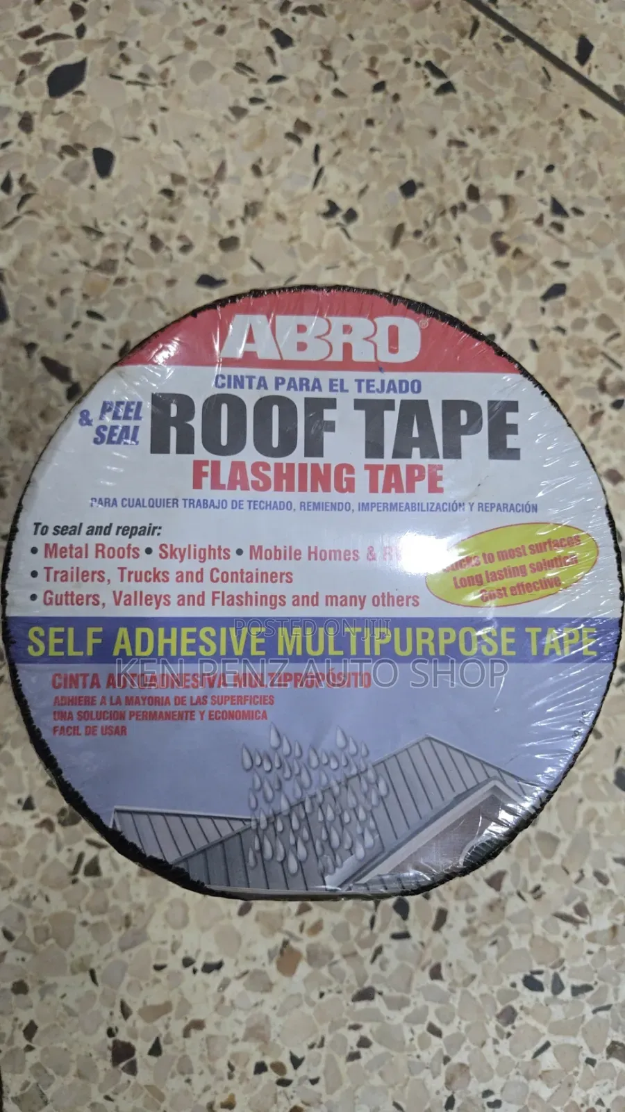 Abro Peel Seal Roof Self Adhesive Tape