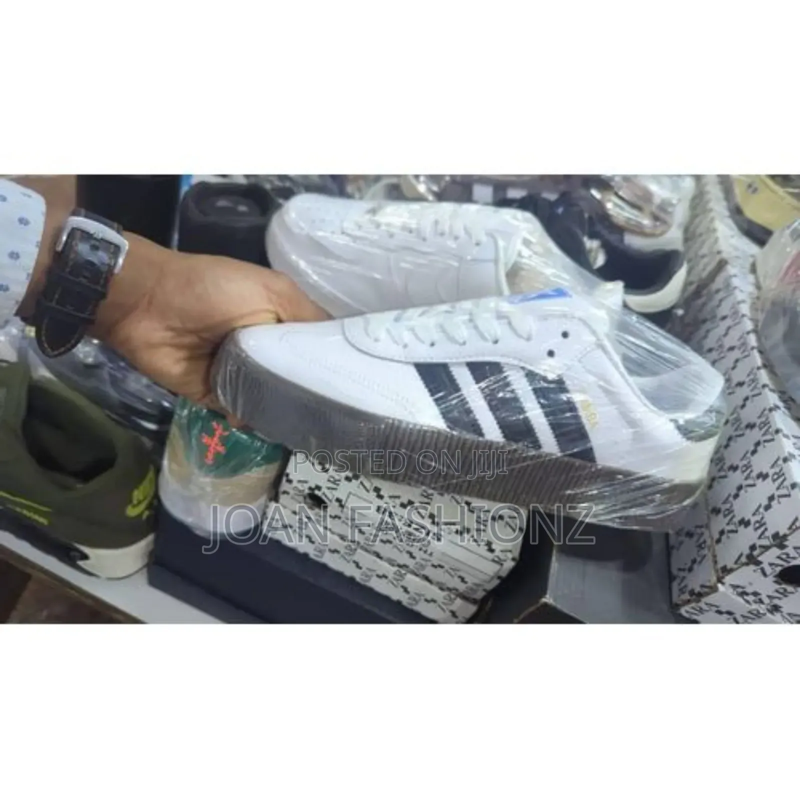 Leather High Sole Sneakers _Multi-Colours